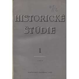 Historické štúdie I./1955 (text slovensky)