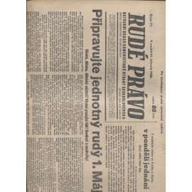 Rudé právo (31.3.1935) - 1. republika, staré noviny