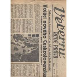 Večerní Rudé právo (18.5.1945) - staré noviny