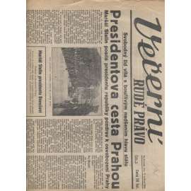 Večerní Rudé právo (17.5.1945) - staré noviny