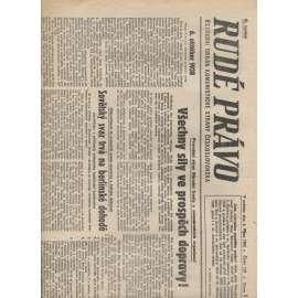 Rudé právo (6.10.1945) - staré noviny
