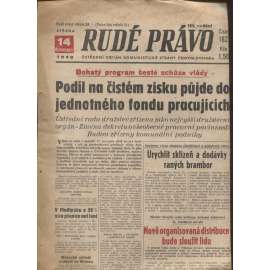 Rudé právo (14.7.1948) - staré noviny