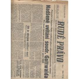 právo (13.5.1945) - 1. republika, staré noviny