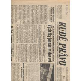 Rudé právo (3.7.1945) - staré noviny