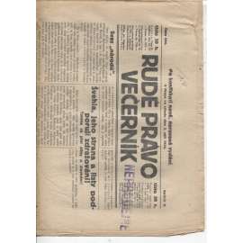Rudé právo - večerník (3.9.1924) - 1. republika, staré noviny