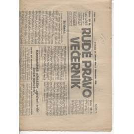 Rudé právo - večerník (5.11.1924) - 1. republika, staré noviny