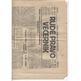 Rudé právo - večerník (19.11.1923) - 1. republika, staré noviny