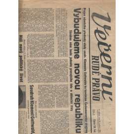 Večerní Rudé právo (19.5.1945) - staré noviny