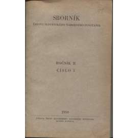 Sborník Ústavu Slovenského národného povstania, ročník II./1950 (Slovensko, text slovensky)