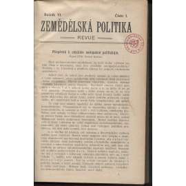 Zemědělská politika, ročník VI./1906 (Revue)