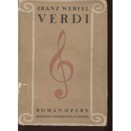 Verdi (Román opery), obálka Josef Čapek