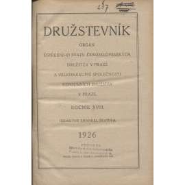 Družstevník, ročník XVIII./1926 (družstvo, družstva)