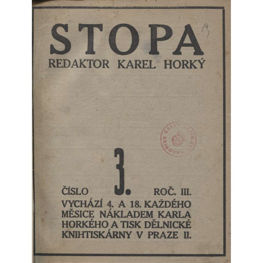 Stopa, ročník II./1912-1913 (časopis)