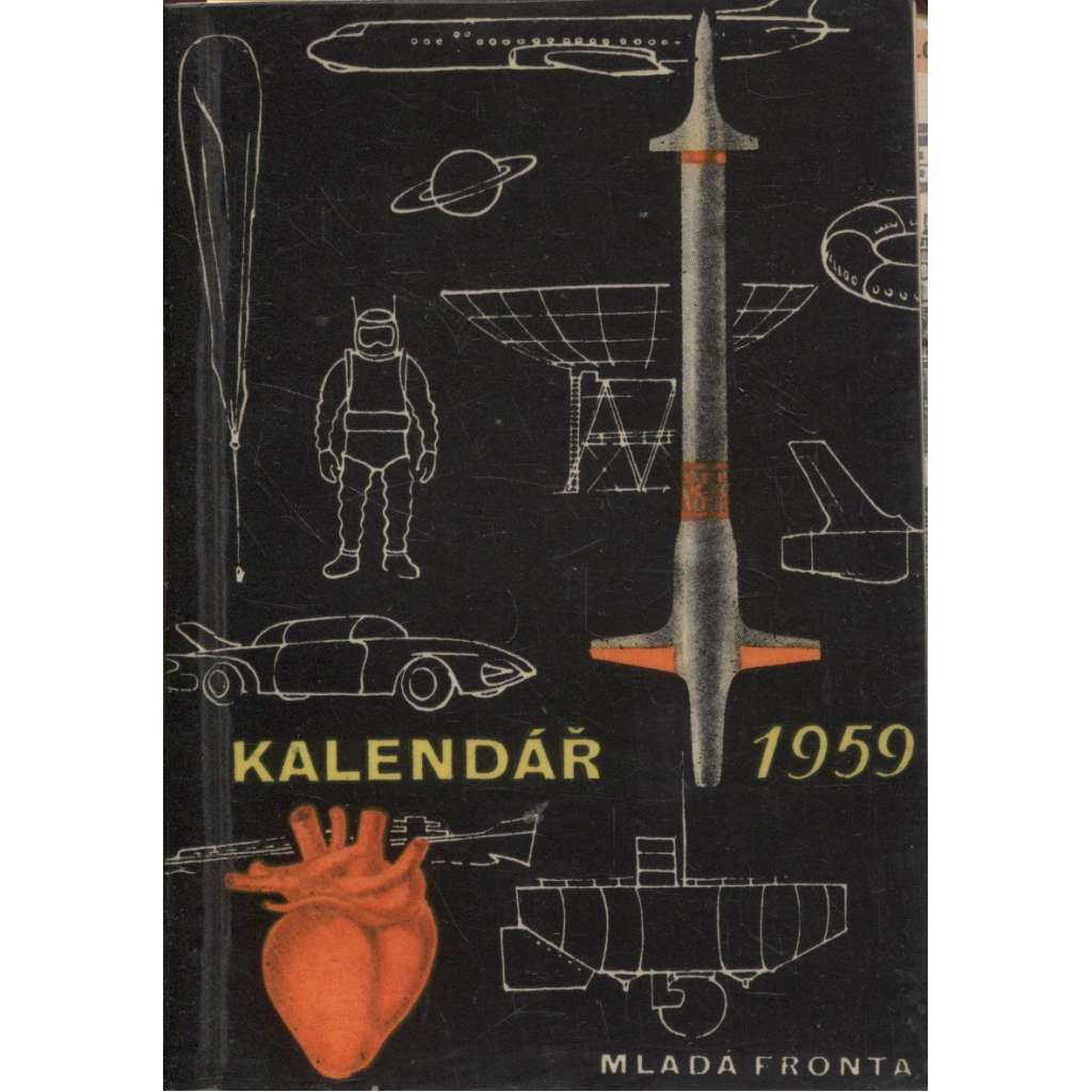 Kalendář 1959 (obálka Theodor Rotrekl)