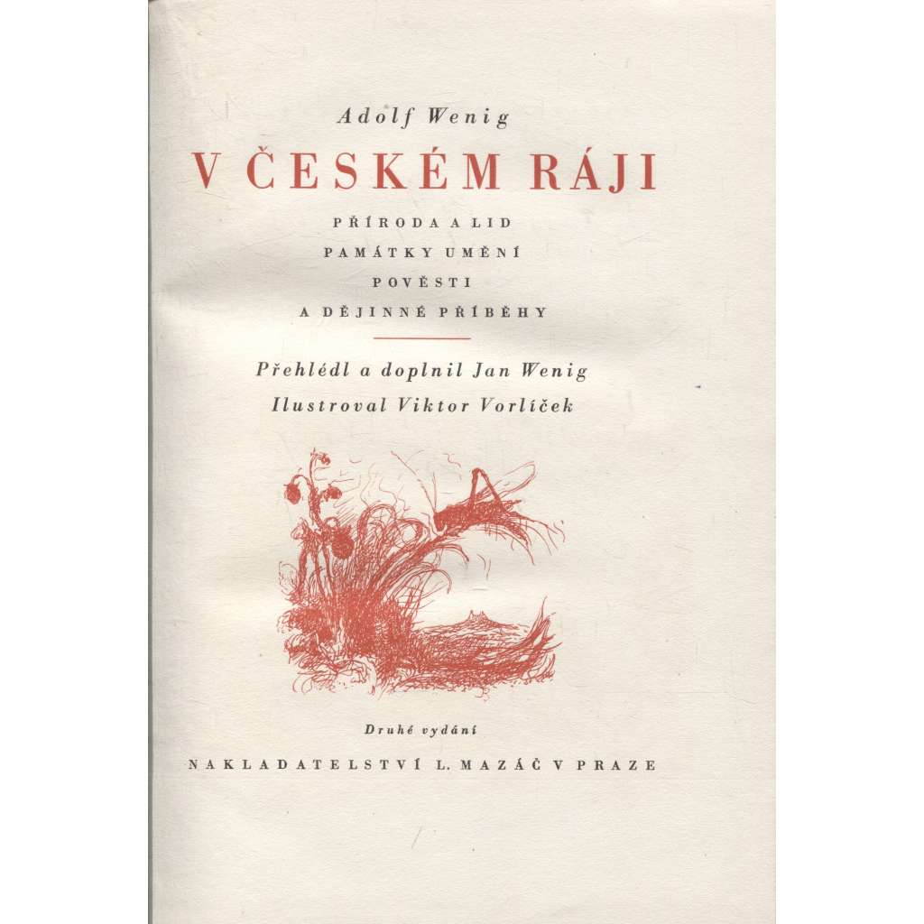 V Českém Ráji (Český Ráj, podpis Adolf Wenig)