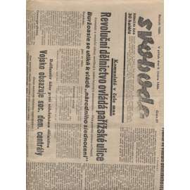 Svoboda (9.2.1934) - 1. republika, staré noviny