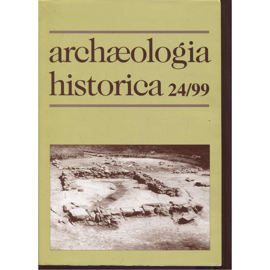Archaeologia historica 24/1999 (archeologie středověku, zaměření na každodenní život středověkého venkova, jeho hospodářské a sociální aspekty)