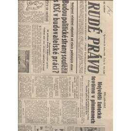 Rudé právo (22.1.1948) - staré noviny