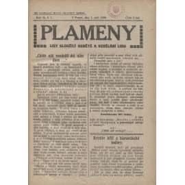 Plameny, ročník II./1909-1910 (List sloužící osvětě a vzdělání lidu)