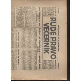 Rudé právo - večerník (25.11.1925) - 1. republika, staré noviny