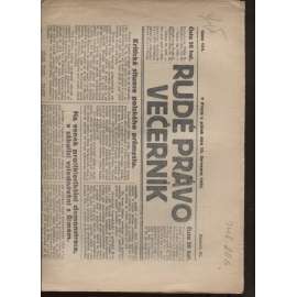 Rudé právo - večerník (10.7.1925) - 1. republika, staré noviny