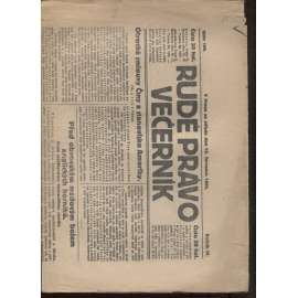 Rudé právo - večerník (15.7.1925) - 1. republika, staré noviny