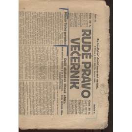 Rudé právo - večerník (19.2.1924) - 1. republika, staré noviny