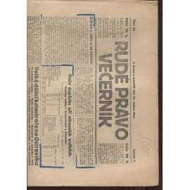 Rudé právo - večerník (14.4.1924) - 1. republika, staré noviny