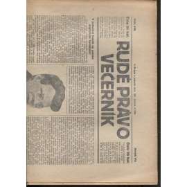 Rudé právo - večerník (21.8.1926) - 1. republika, staré noviny