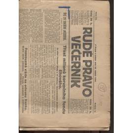 Rudé právo - večerník (18.1.1924) - 1. republika, staré noviny