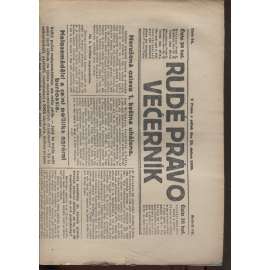 Rudé právo - večerník (23.4.1926) - 1. republika, staré noviny