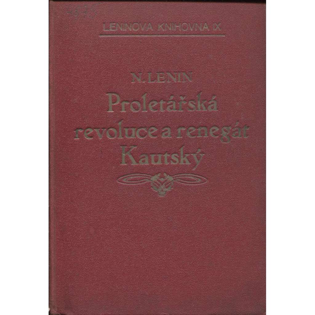 Proletářská revoluce a renegát Kautský (Lenin, komunistická literatura, levicová literatura)