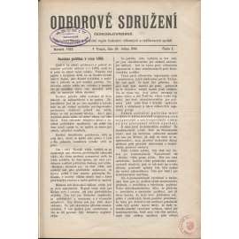 Odborové sdružení českoslovanské, ročník VIII./1904 [Statistický časopis a ústřední orgán českoslov. odborových a vzdělávacích spolků] odbory