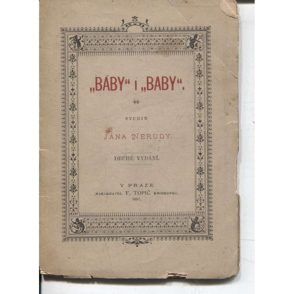 Báby i Baby [Jan Neruda, 2. vyd. 1887]