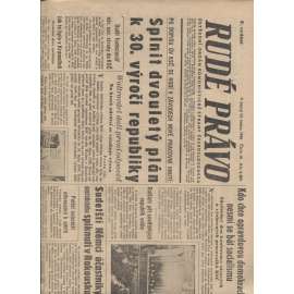 Rudé právo (13.1.1948) - staré noviny