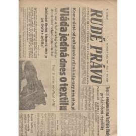 Rudé právo (7.1.1948) - staré noviny