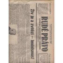 Rudé právo (22.1.1928) - 1. republika, staré noviny