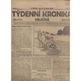 Týdenní kronika válečná (9.5.1918) - staré noviny, I. světová válka
