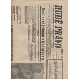 Rudé právo (19.10.1938)  - staré noviny, 1. republika