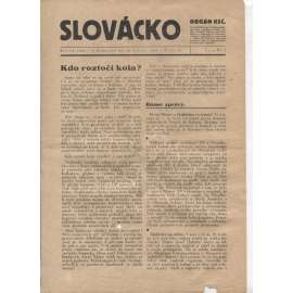 Slovácko (22.5.1945)  - staré noviny