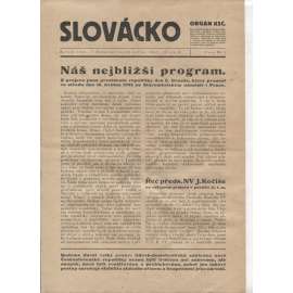 Slovácko (23.5.1945)  - staré noviny