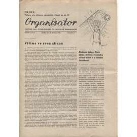 Organisátor (30.5.1946) - staré noviny (Věstník pro funkcionáře Čs. sociální demokracie)