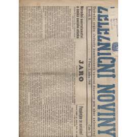 Železniční noviny (1.4.1940) - staré noviny, železnice