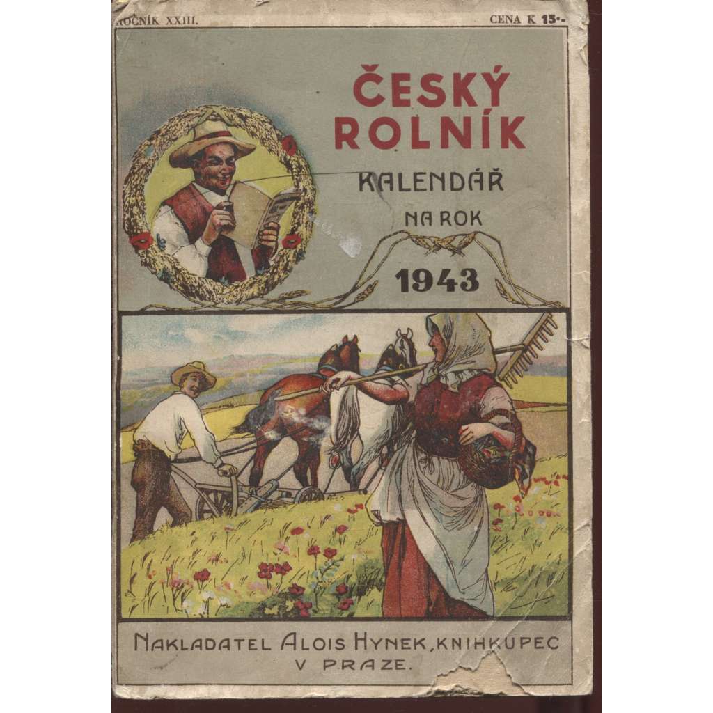 Český rolník. Kalendář na rok 1943 (protektorát)