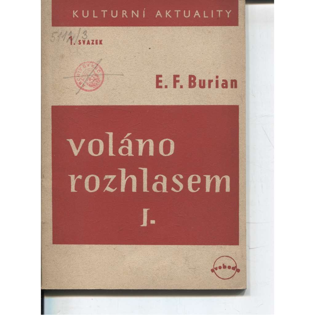 Voláno rozhlasem I. (komunistická literatura)