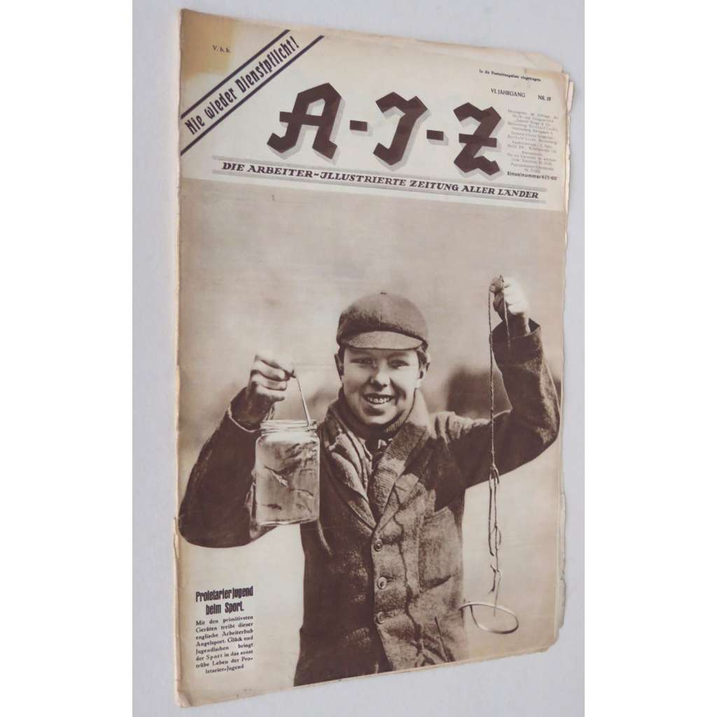 A-I-Z. Die Arbeiter-Illustrierte Zeitung aller Länder, roč. 6, 1927, č. 19 [časopis; fotografie; komunismus; AIZ]