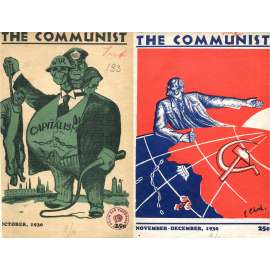 The Communist, roč. 9, 1930, č. 10, 11/12 [časopis; komunismus; marxismus; Jacob Burck; Spojené státy; USA; CPUSA]