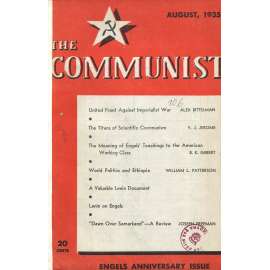 The Communist, roč. 14, 1935, č. 8 [časopis; komunismus; marxismus; Spojené státy; USA; CPUSA; Bedřich Engels]