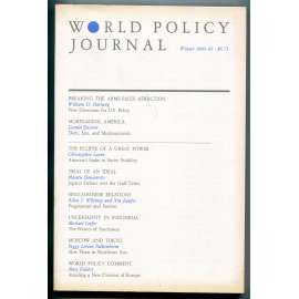 World Policy Journal. Volume VIII, No. 1, Winter 1990-91 [mezinárodní vztahy, světová politika, levicová politika, politologie, diplomacie, časopisy]
