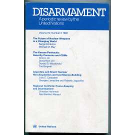 Disarmament. Aperiodic review by the United Nations, Volume XV, Number 3, 1992 [odzbrojení, demilitarizace, OSN - Organizace spojených národů]